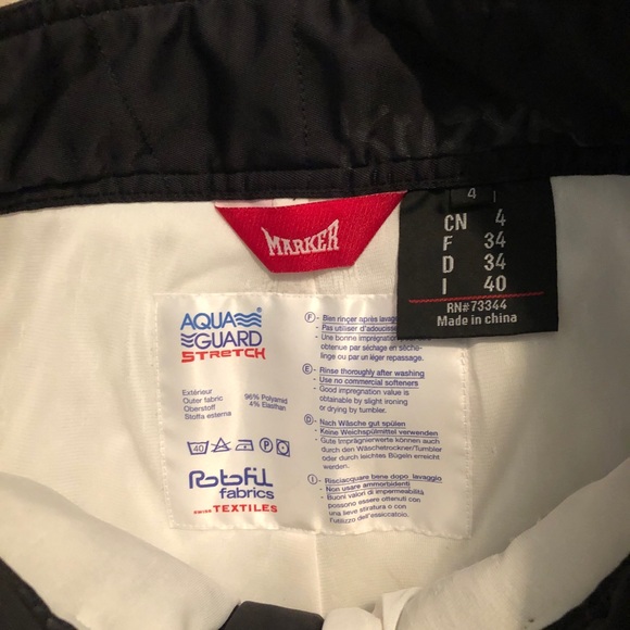 Marker Aqua Guard Stretch Snow Pants Size 4 - Picture 3 of 3
